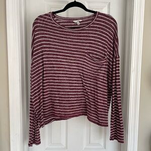Striped Lucky Brand Long Sleeve Top